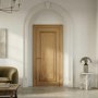 Internal Oak Pre-finished Wellington Door with RM - 1981 x 686 x 35mm (27")