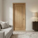 PFOWEL30RM-FD Internal Oak FD30 Fire Door with Raised Mouldings Pre-Finished - 1981 x 762 x 44mm - Wellington - XL Joinery