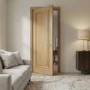 Internal Oak Pre-finished Wellington Fire Door with RM - 1981 x 762 x 44mm (30")