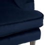 Pet Sofa Bed in Blue Velvet - Suitable for Dogs & Cats - Payton
