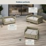 GRADE A1 - Small Rattan Outdoor Pet Bed