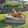 Large Rattan Outdoor Pet Bed