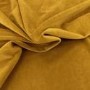 Pet Sofa Bed in Mustard Velvet - Suitable for Dogs & Cats