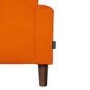 Pet Sofa Bed in Orange Velvet - Suitable for Dogs & Cats