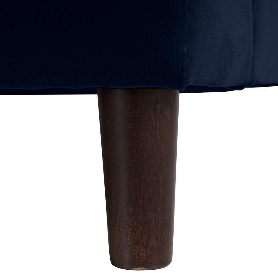 Dog Sofa Bed in Blue Velvet - Payton