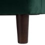 Payton Green Velvet Pet Sofa Bed - Suitable for Dogs & Cats