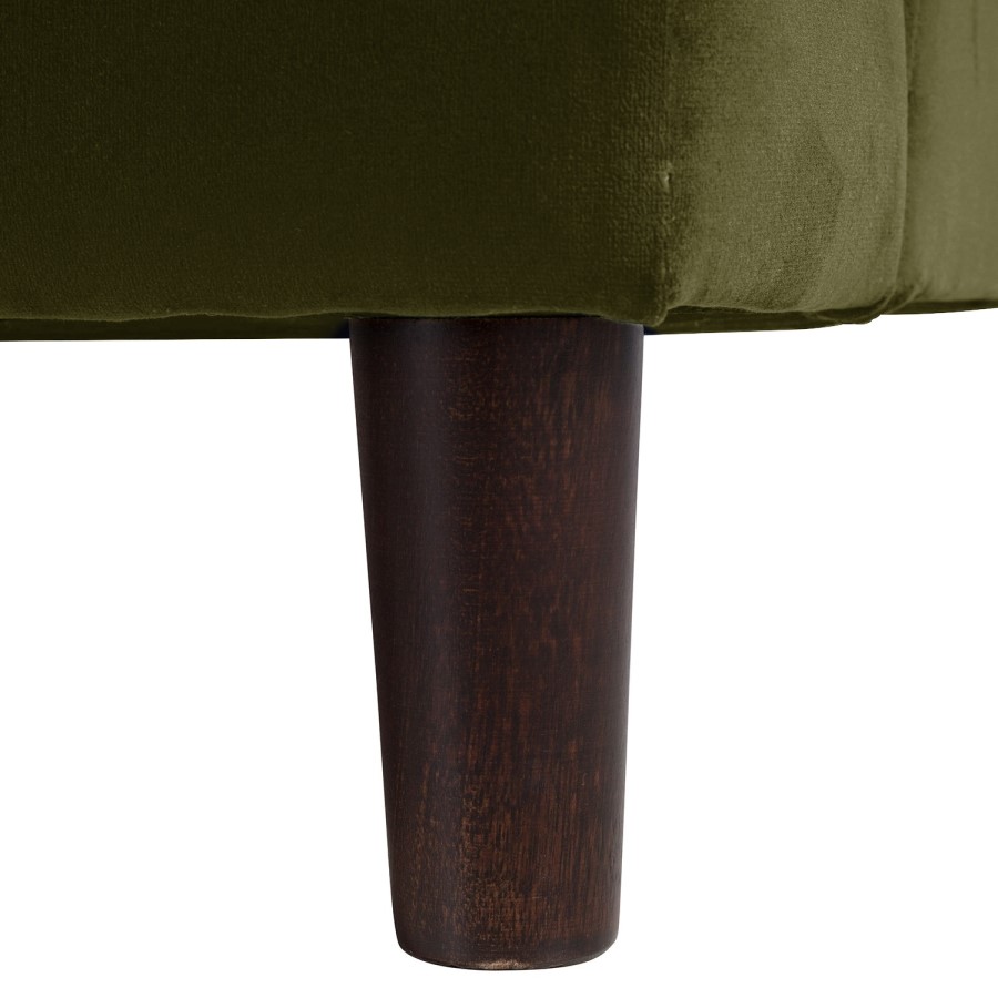 Payton Olive Green Velvet Pet Sofa Bed - Suitable for Dogs & Cats