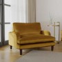 Pet Sofa Bed in Mustard Velvet - Suitable for Dogs & Cats - Payton