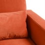Hudson Burnt Orange Velvet Pet Sofa Bed - Suitable for Dogs & Cats