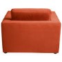 Hudson Burnt Orange Velvet Pet Sofa Bed - Suitable for Dogs & Cats
