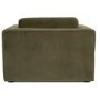 Dog Sofa Bed in Khaki Green Velvet - Hudson