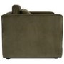 Dog Sofa Bed in Khaki Green Velvet - Hudson