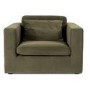 Dog Sofa Bed in Khaki Green Velvet - Hudson