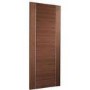 Internal Walnut Door with Aluminium Detail - Pre-Finished - 1981 x 838 x 35mm - Forli - XL Joinery