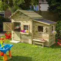 Wooden Clubhouse Playhouse - Rowlinson