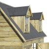 Wooden Country Cottage Playhouse - 251cm x 264cm -Rowlinson 