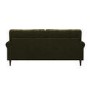 Forest Green Chenille Feather-Filled 3-Seater Sofa – Payton Heritage 