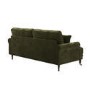 Forest Green Chenille Feather-Filled 3-Seater Sofa – Payton Heritage 