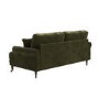 Forest Green Chenille Feather-Filled 3-Seater Sofa – Payton Heritage 
