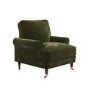 Forest Green Chenille Feather-Filled Armchair – Payton Heritage 