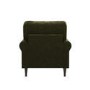 Forest Green Chenille Feather-Filled Armchair – Payton Heritage 