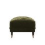 Forest Green Chenille Feather-Filled Footstool – Payton Heritage 