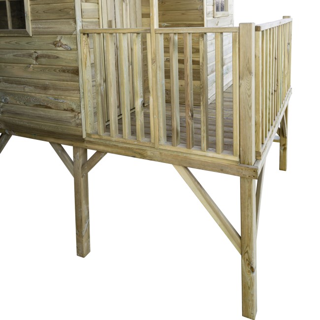 Rowlinson Wooden Highview Hideaway Playhouse - 251cm x 201cm 