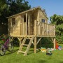 Rowlinson Wooden Highview Hideaway Playhouse - 251cm x 201cm