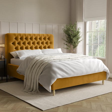 Mustard ottoman bed discount
