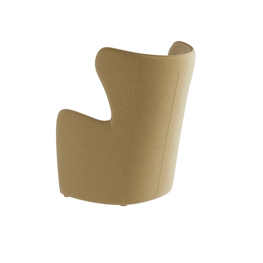 Paloma Armchair in Yellow Chenille