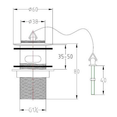 Plug and Chain Waste