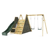 Plum Climbing Pyramid Wooden Climbing Frame with Swings