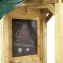 Plum Wooden Lookout Tower with Swings
