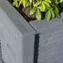 Rowlinson Palermo Grey Square Garden Planter