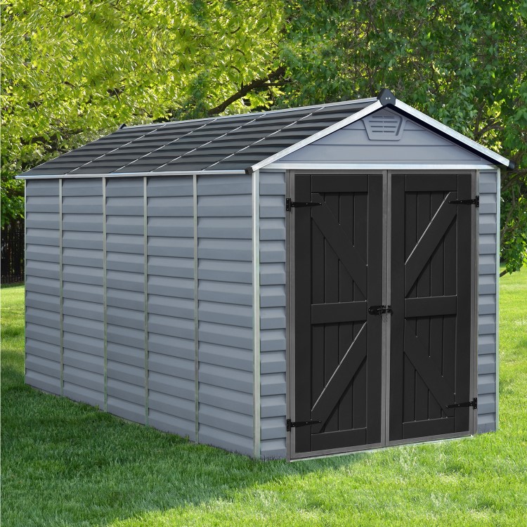 Rowlinson Palram Skylight Deco Apex Shed 6 x 12ft