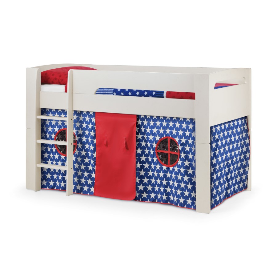 GRADE A1 - Julian Bowen Pluto Mid Sleeper in Stone White