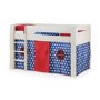 GRADE A1 - Julian Bowen Pluto Mid Sleeper in Stone White