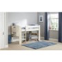 GRADE A1 - Julian Bowen Pluto Mid Sleeper in Stone White