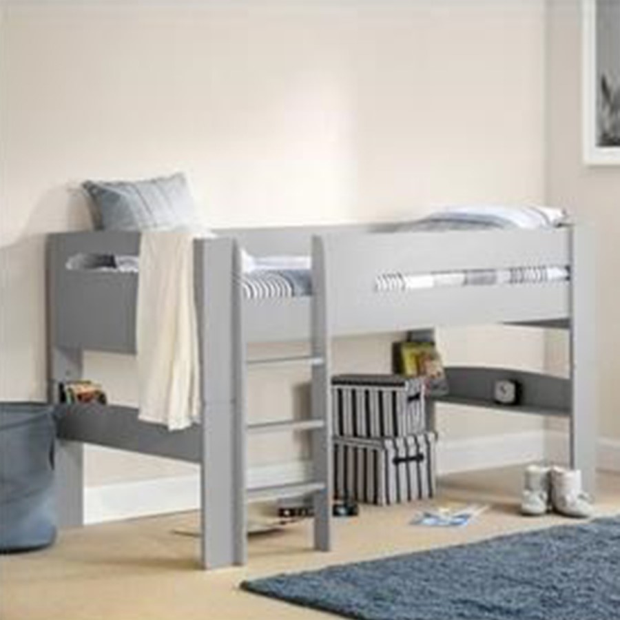 Julian Bowen Pluto Mid Sleeper in Dove Grey