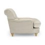 GRADE A2 - Plumpton Beige Velvet Armchair - LPD