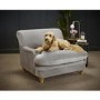 Plumpton Grey Velvet Armchair - LPD