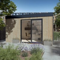 Insulated Wooden Garden Room - 2.5m x 4.6m - Lusso