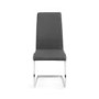 Dining Set with 4 Chairs in Grey & Faux Marble Table - Positano