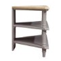Signature North Chloe Grey Corner TV Stand