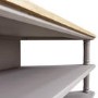 Signature North Chloe Grey Corner TV Stand