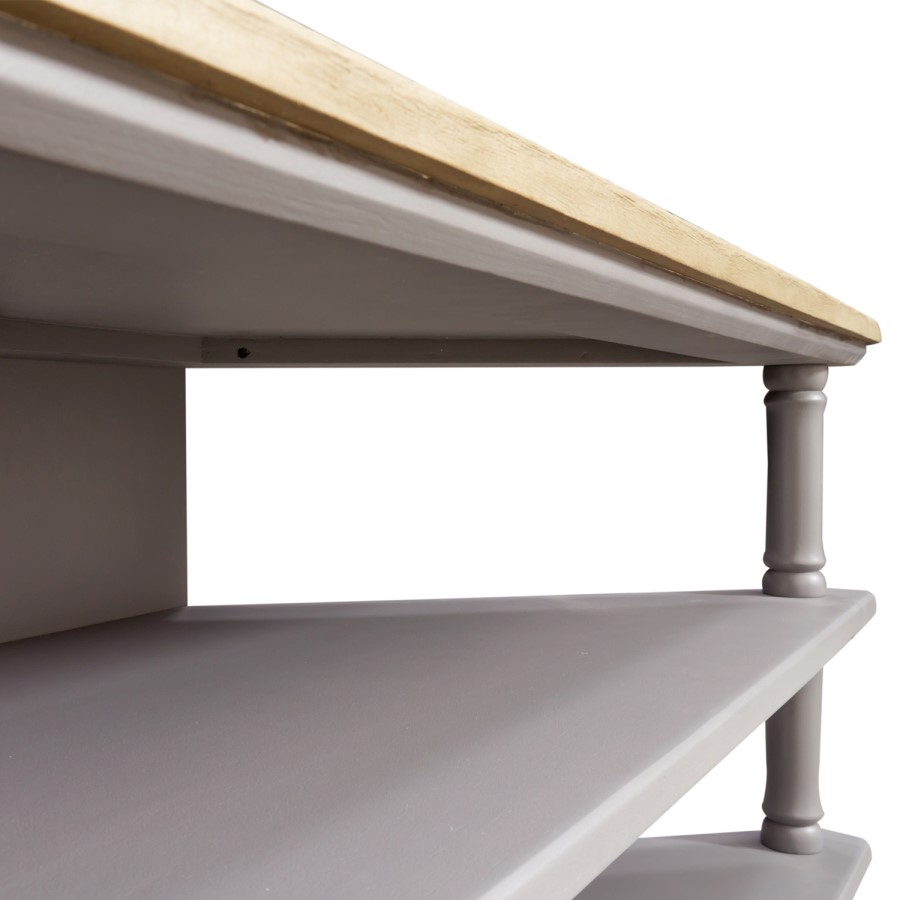Signature North Chloe Grey Corner TV Stand
