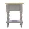 Signature North Chloe 1 Drawer Grey Side Table 