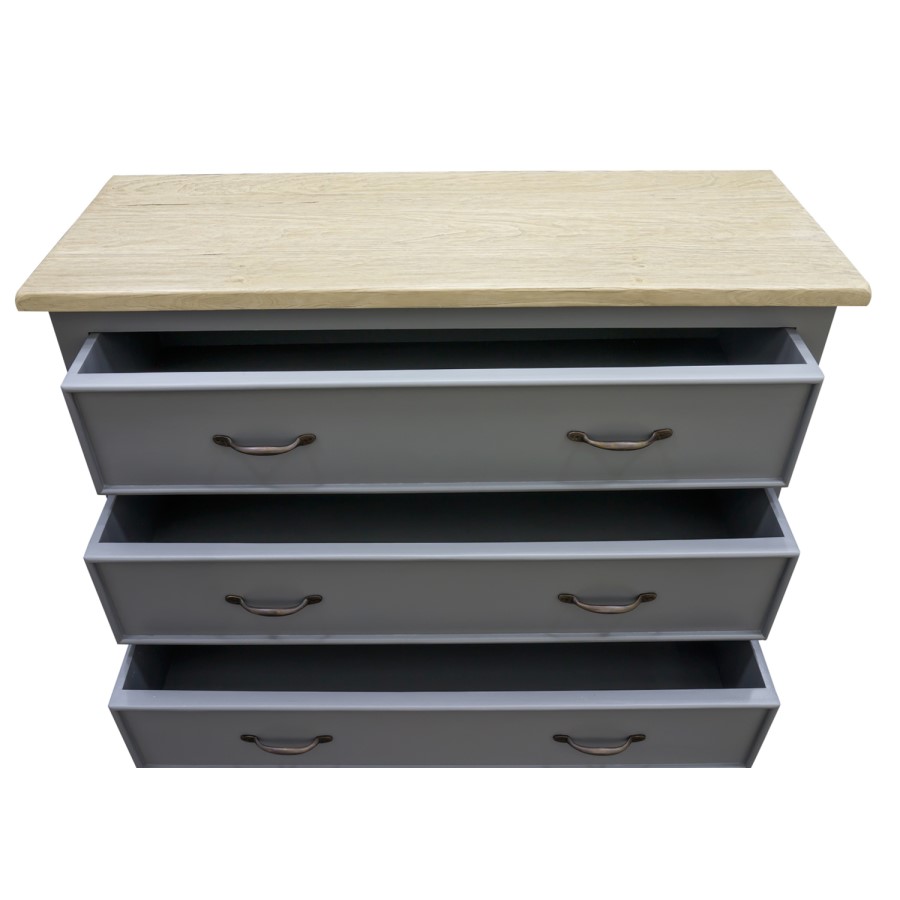 Signature North Chloe Grey 3 Drawer Chest