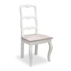 Signature North Shabby Chic White Dining Set with 4 Chairs Included