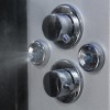 Insignia Premium Quadrant Steam Shower Cabin with Bluetooth and Chromotherapy Lights 900 x 900